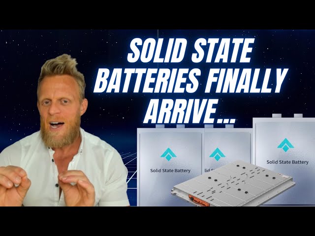 Solid state batteries are finally about to be used in EV's this year