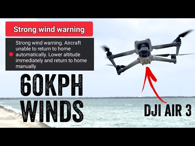 DJI Air 3: Crazy Wind Storm Test (Tons of Footage)!