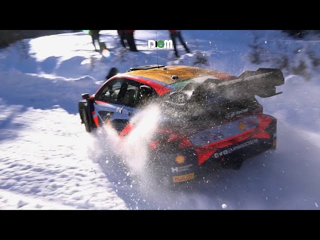 Rally Montecarlo 2024 MIKKELSEN Test⚠️ SNOW i20 Rally1