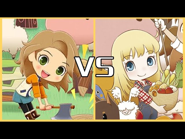 Story of Seasons: Pioneers of Olive Town VS Story of Seasons: Reunion in Mineral Town
