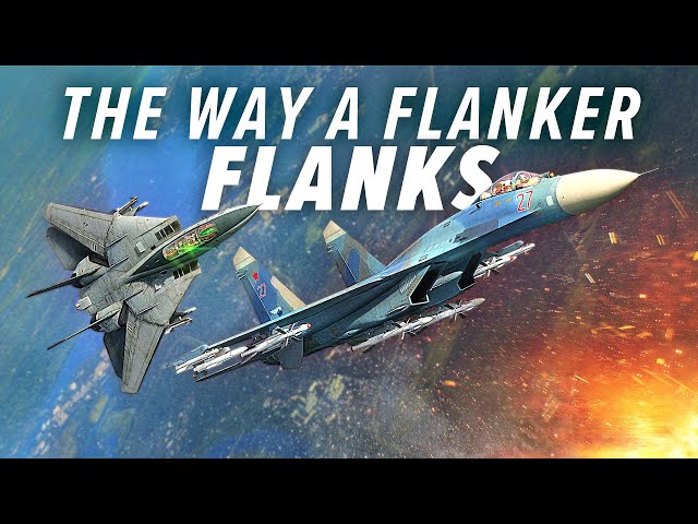 SU-27 Flanker VS F-14 Tomcat Dogfight | DCS World