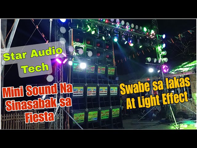 Ang Mini sound System na Mobile Sound na ang Set up Swabe sa lakas Swabe sa Ilaw, Star audio Tech