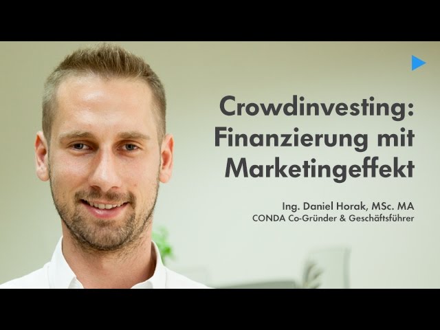 Crowdinvesting: Finanzierung mit Marketingeffekt