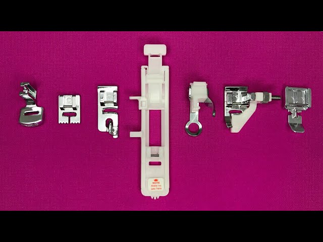 7 Different types of presser foot and their uses | Sewing tips tutorial for beginners