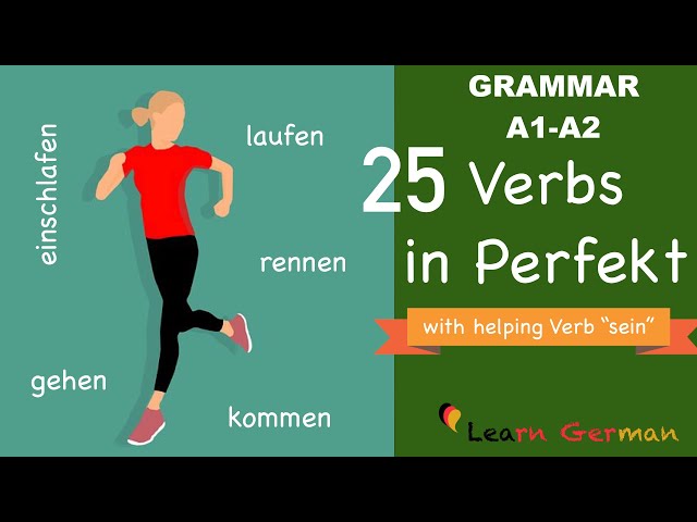 Learn German | German for daily use | 25 Verbs and their Perfect | A1 | A2