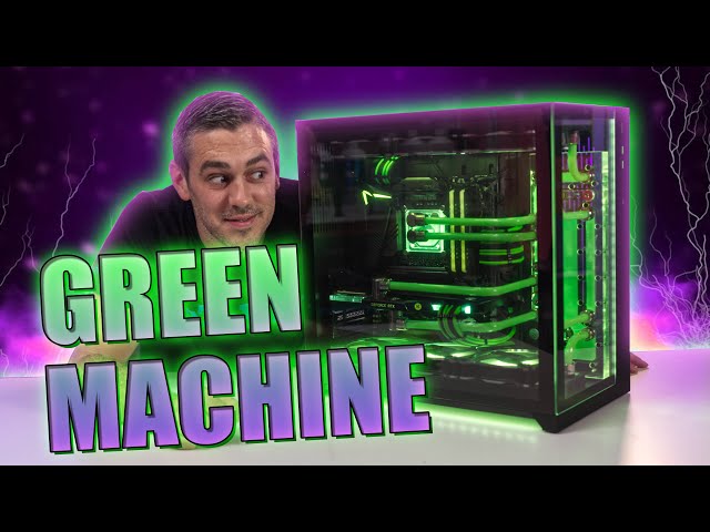 The BIG Green NVIDIA Machine Gaming PC Build!