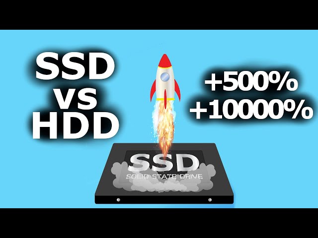 SSD VS HDD. Windows 10 Speed up Test