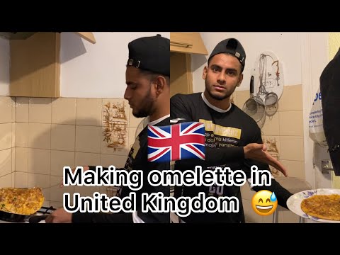 Making omelette in United kingdom 🇬🇧 Ruhaan Arshad #funnyvlog #hyderabadi