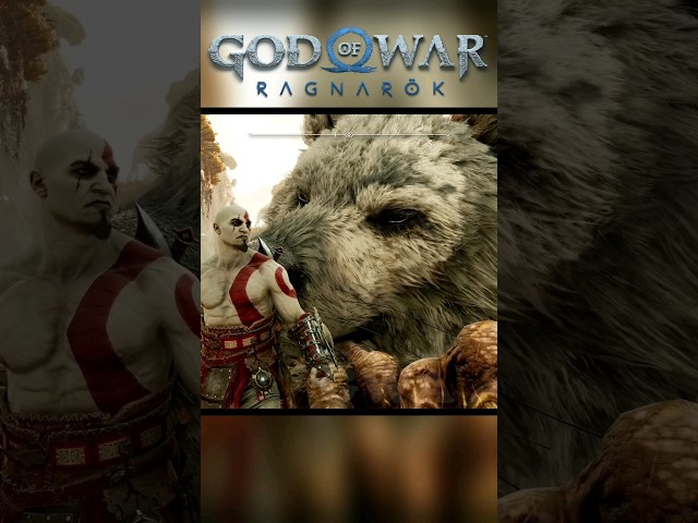 Classic Kratos Tells Fenrir to Sit & Good Boy God of War Ragnarök