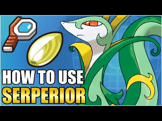 Best Serperior Moveset Guide - How To Use Serperior Competitive VGC Contrary Pokemon Scarlet Violet