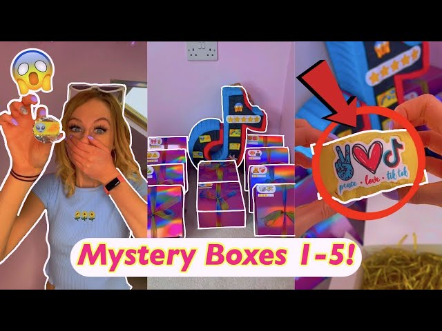 [ASMR] OPENING DIAMOND TIKTOK MYSTERY BOXES!!😱💎(Boxes 1-5)🤫 TikTok Compilation | Rhia Official♡