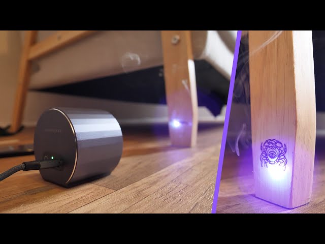 Möbel gravieren mit dieser kleinen & mobilen Laser Gravurmaschine | Laserpecker Pro Deutsch