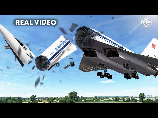 Disintegrating in Mid-Air | Deadly Competition Between Concorde and Tupolev (With Real Video)