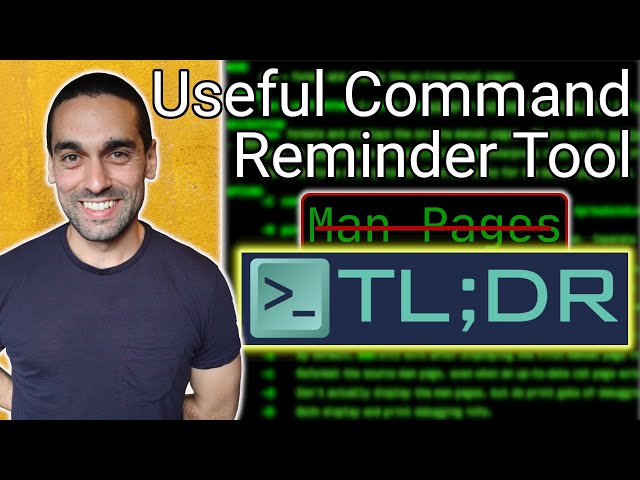 Useful Command Reminder Tool - TL;DR in the Terminal (Alternative to Man Pages)
