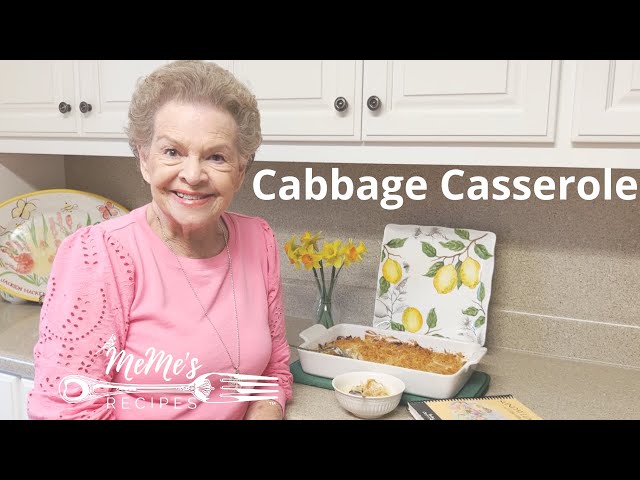 MeMe's Recipes | Cabbage Casserole