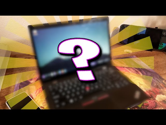What's this laptop hiding?