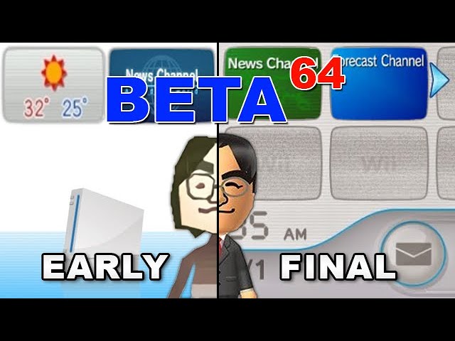 Beta64 - Wii Channels, Miis and the Wii Menu