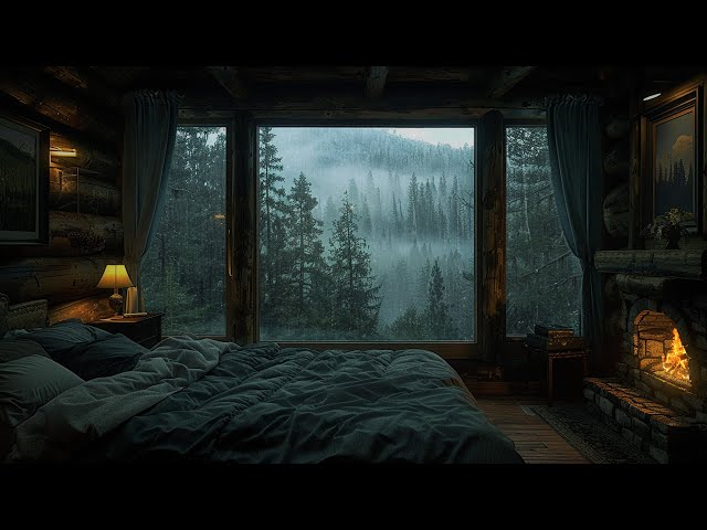 Fall Asleep Immediately After 5 Minutes With Gentle Rain By The Window | Relaxing Sounds for Sleep