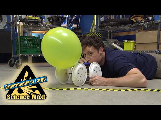 Science Max | How to Make a Balloon Powered Car | Science Experiments