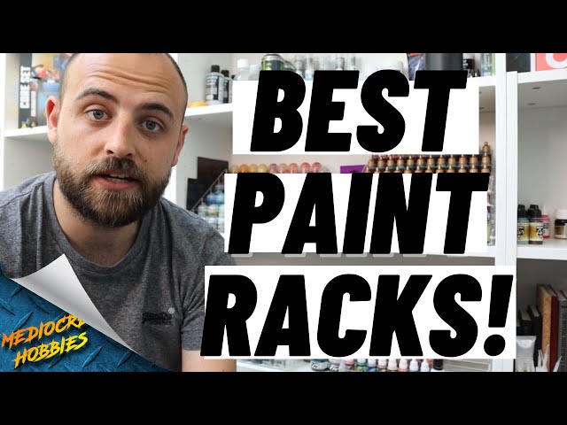Best paint racks for miniature paints!