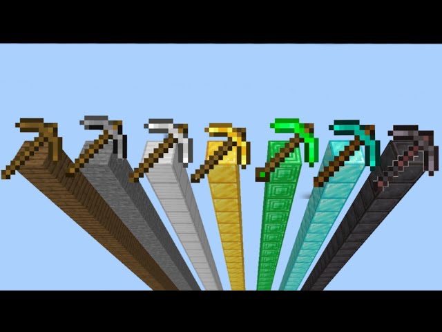 the fastest PICKAXE IN MINECRAFT