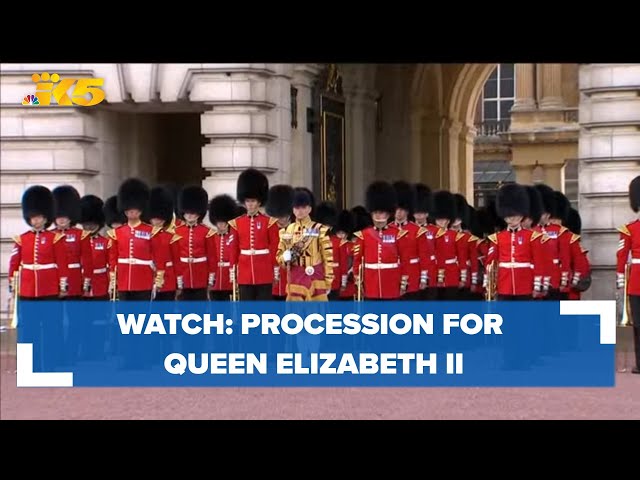 Procession for Queen Elizabeth II