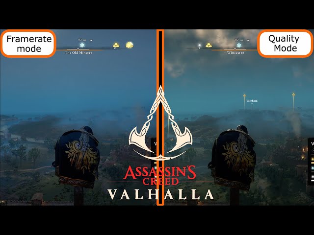 Assassin's Creed Valhalla - Framerate vs Quality mode Graphics Comparison | Xbox Series S