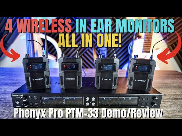 4 WIRELESS In Ear Monitors IN ONE! - Phenyx Pro PTM 33 Demo/Overview
