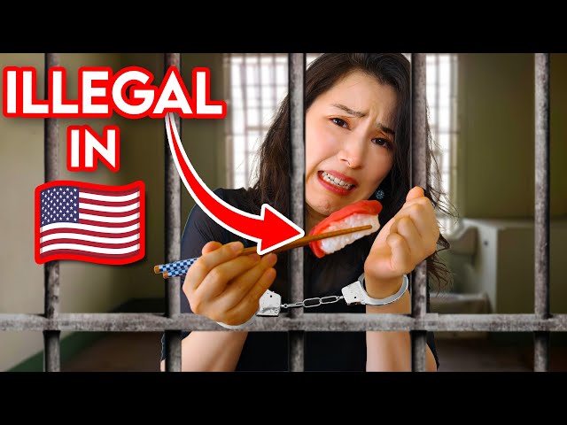It's ILLEGAL To Eat These JAPANESE FOODS in America...
