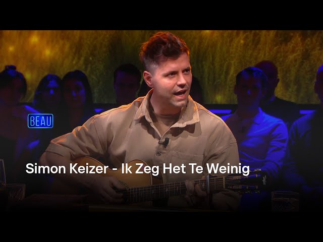 Simon Keizer treedt op met Ik Zeg Het Te Weinig | Beau