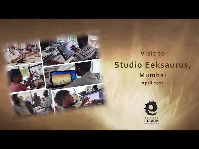 Sri Aurobindo: A New Dawn | Visit to the Animation Film Studio - April 2023, A Short Video