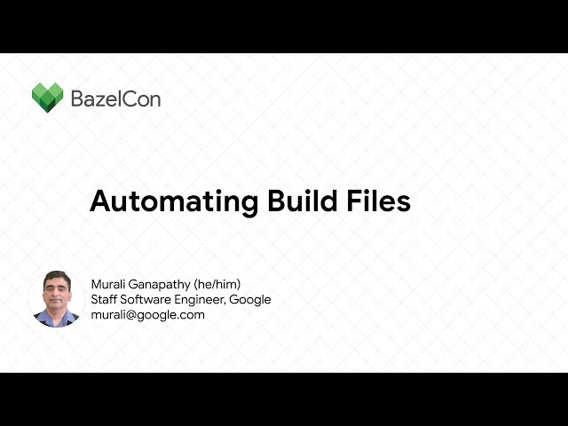 Automating Build Files
