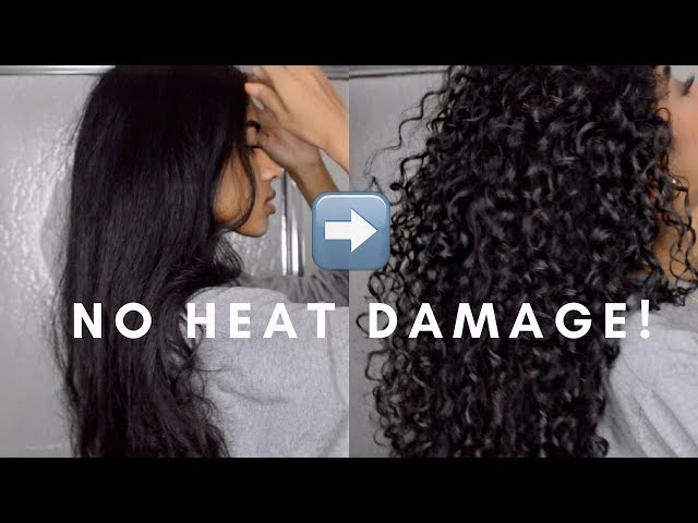 How to: Straight to Curly | NO HEAT DAMAGE!