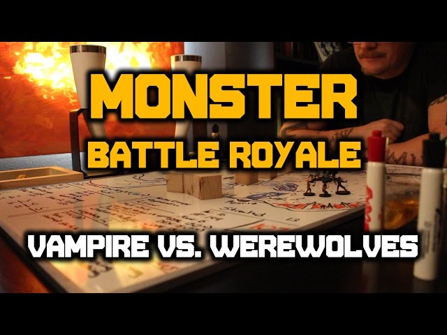 Battle Royale Round 3!!! Strahd the Vampire vs. a Pack of Werewolves!