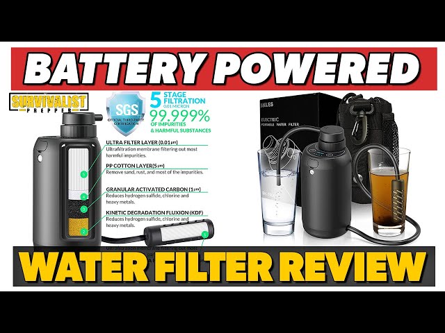Battery Powered Water Filter: BKLES BK-2000 Water Filter Review