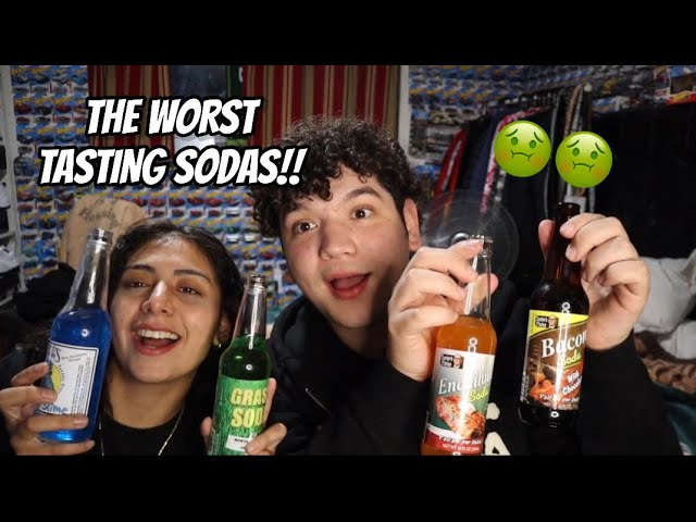 MAKING MY GIRLFRIEND TRY THE WORST TASTING SODAS EVER!!