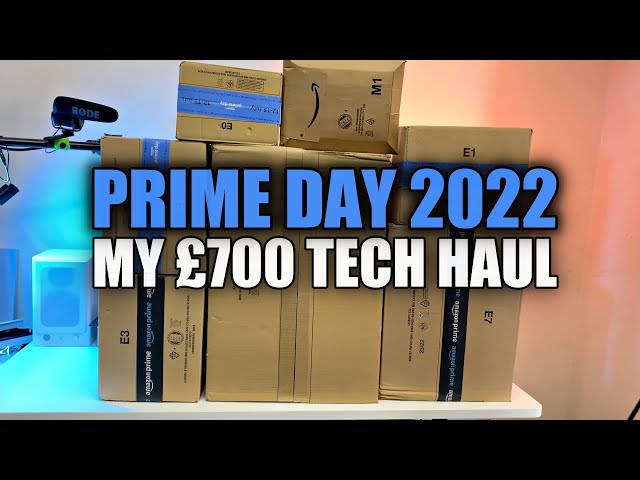Massive Amazon Prime Day Haul Unboxing (£700+ of Tech)  What did I Buy?