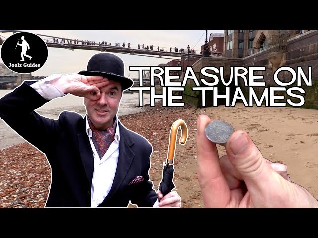 Mudlarking For Treasure Along The River Thames in London