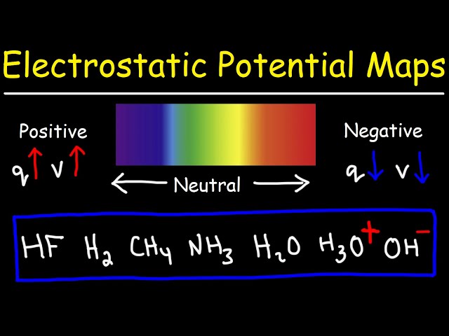 Electrostatic Potential Maps and Bond Polarity - Organic Chemistry