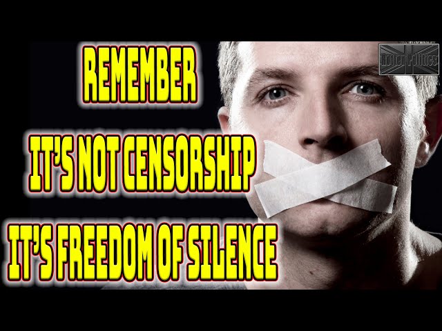Shutting down free speech continues at a pace