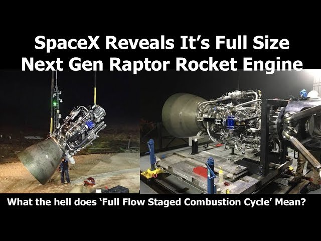 SpaceX's Full Size Raptor Rocket Engine Revealed By Elon Musk