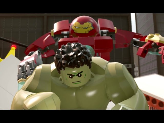 LEGO Marvel's Avengers Walkthrough Part 9 - Anger Management (Hulk Vs. Hulkbuster Fight)