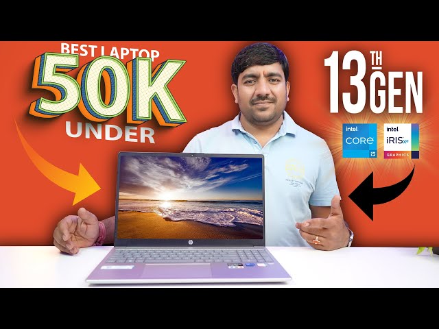 🔥 13th Gen Core i5 New Launched HP 15s-HR0000TU Laptop💥Best Laptops Under Rs.55,000 In 2024