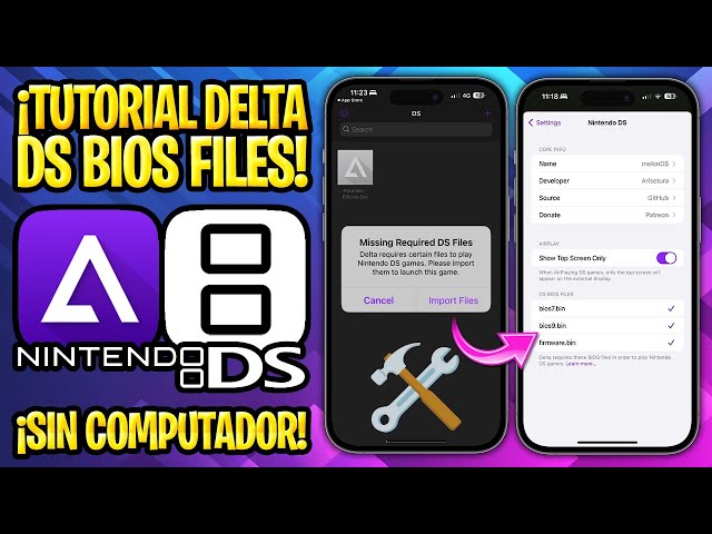 TUTORIAL WITHOUT JAILBREAK ✅ FIX MISSING REQUIRED DS FILES IN DELTA EMULATOR (WITHOUT COMPUTER)