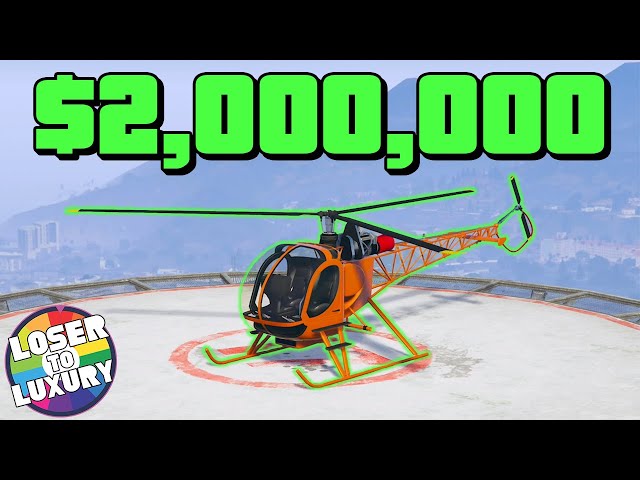 Buying GTA 5 Online's $2 Million BEST HELICOPTER | GTA 5 Online Loser to Luxury EP 30