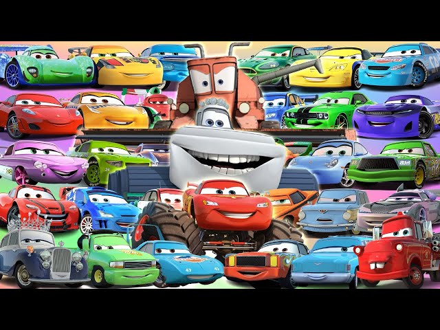 Looking For Disney Pixar Cars Lightning Mcqueen, Police Car, Blind Spot, Brick Yardley, TADC