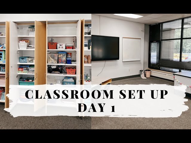 CLASSROOM SET UP DAY 1 || life w little learners