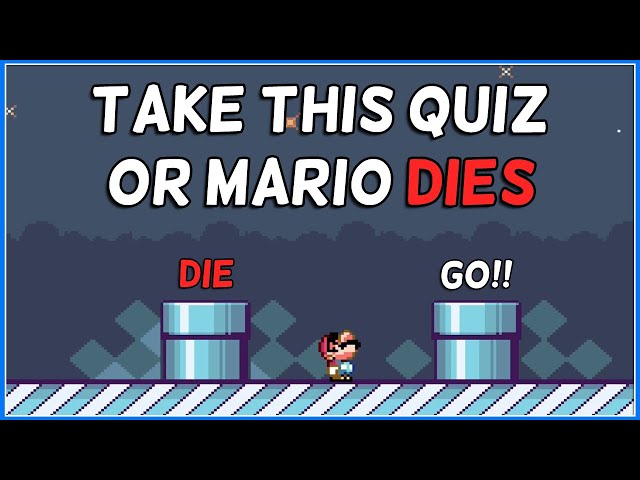 Mario Faces A DIRE Choice...