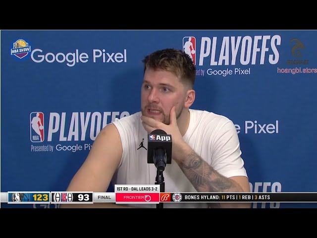 Luka Doncic Postgame - Mavericks in blowout win over Clippers to take 3-2 series lead