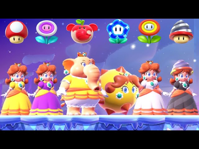 Super Mario Bros. Wonder - All Daisy Power-Ups & Transformations